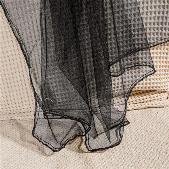 Black Mosquito Net for Single to King-Sized Beds – 2 Openings or Fully-Enclosed - Picture 6 of 7